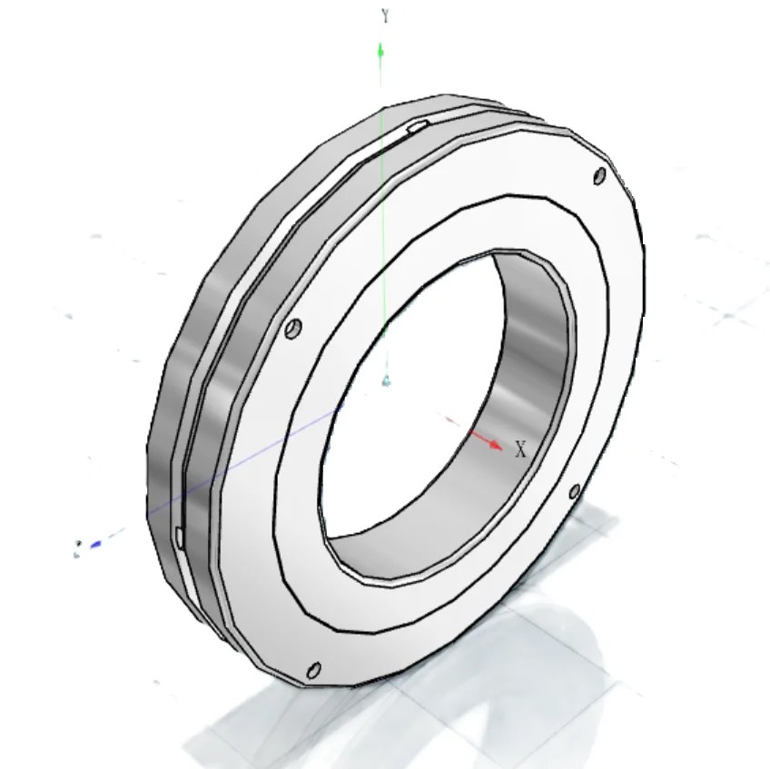 Imagem -05 - Diy Alemanha Cross-roller Ring tipo de Anel Externo Separável para Substituir o Rolamento Thk Iko Rb2008 Rb2008uu Rb2008uuc0 Rb2008ucc0