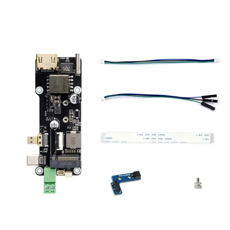 [LXYA68Z!] Type-E For Raspberry Pi 5 Micro To -Compatible Adapter Board With 16PIN FFC For Pi5 Connector