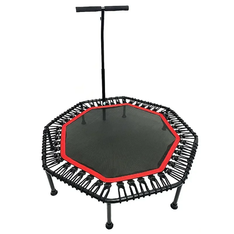 

48 Inch Indoor Folding Adult Trampoline Portable Fitness Equipment 122cm Diameter