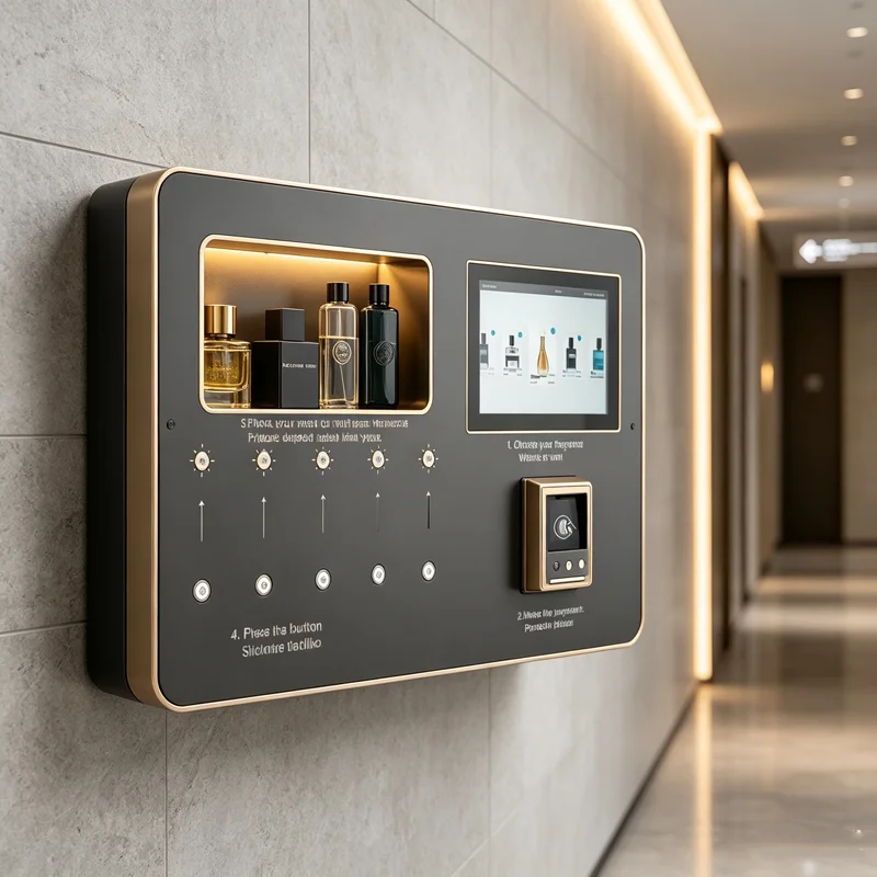 Smart Perfume Vending Machine for Outdoor Bussiness Perfume Dispenser Vending Machine Perfume Spray Vending Machine Customized