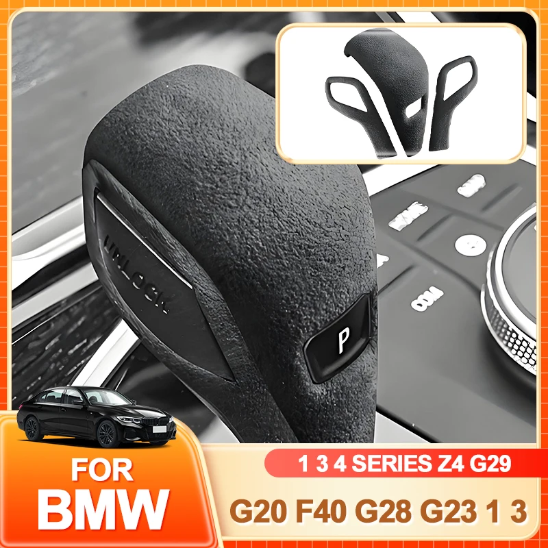 

Glasses Holder Hot For BMW G20 F40 G28 G23 1 3 4 Series Z4 G29 Made of Alcantara Wrap Gear Shift Knob Cover Trim Car Accessor