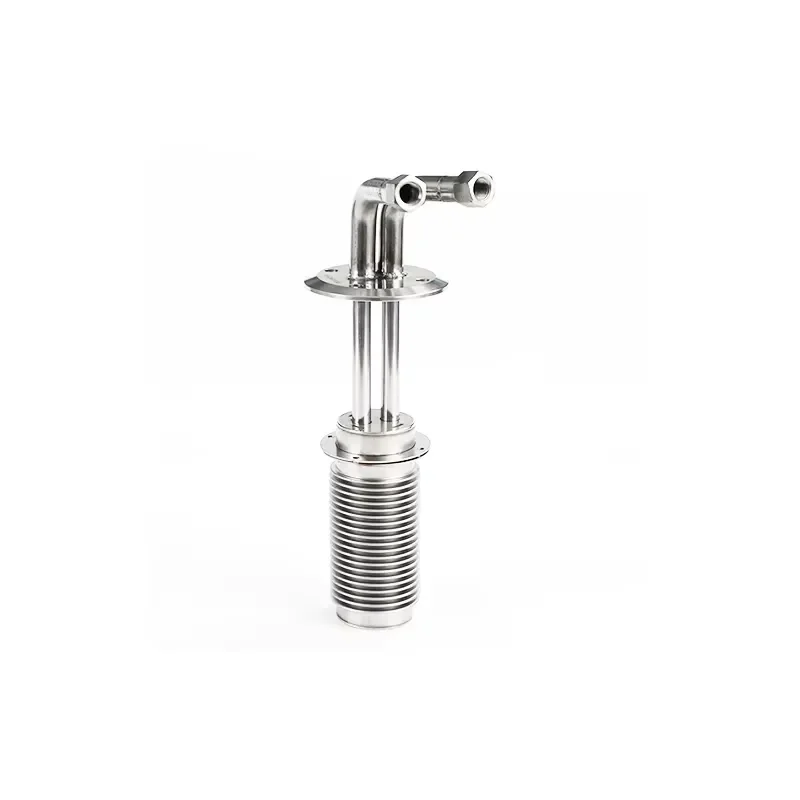 Custom 304 316L Stainless Steel Exhaust Bellows High Pressure Flange Connection Corrosion Resistant Flexible Pipe Durable