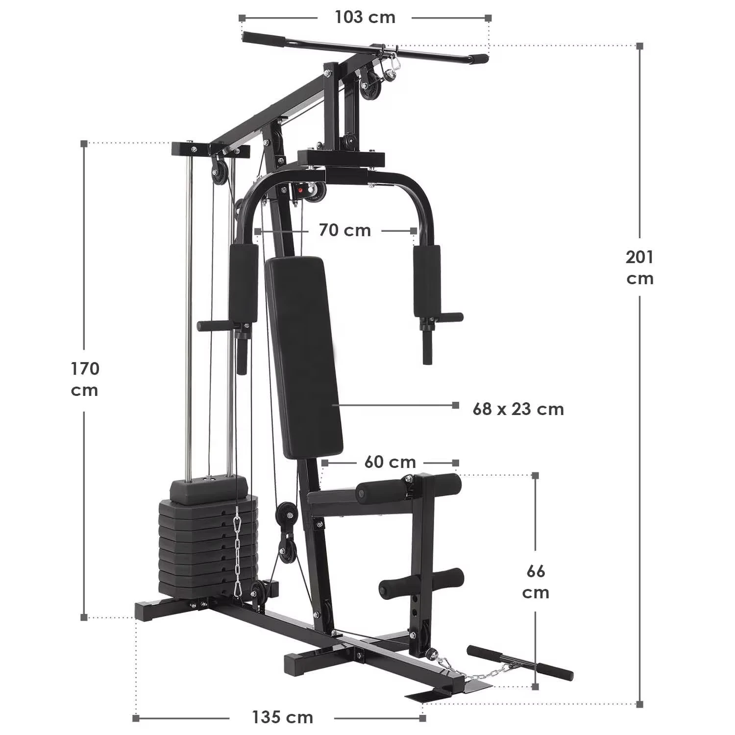 Wholesale New  Home Gym System Station Weight Training Exercise Workout Equipment