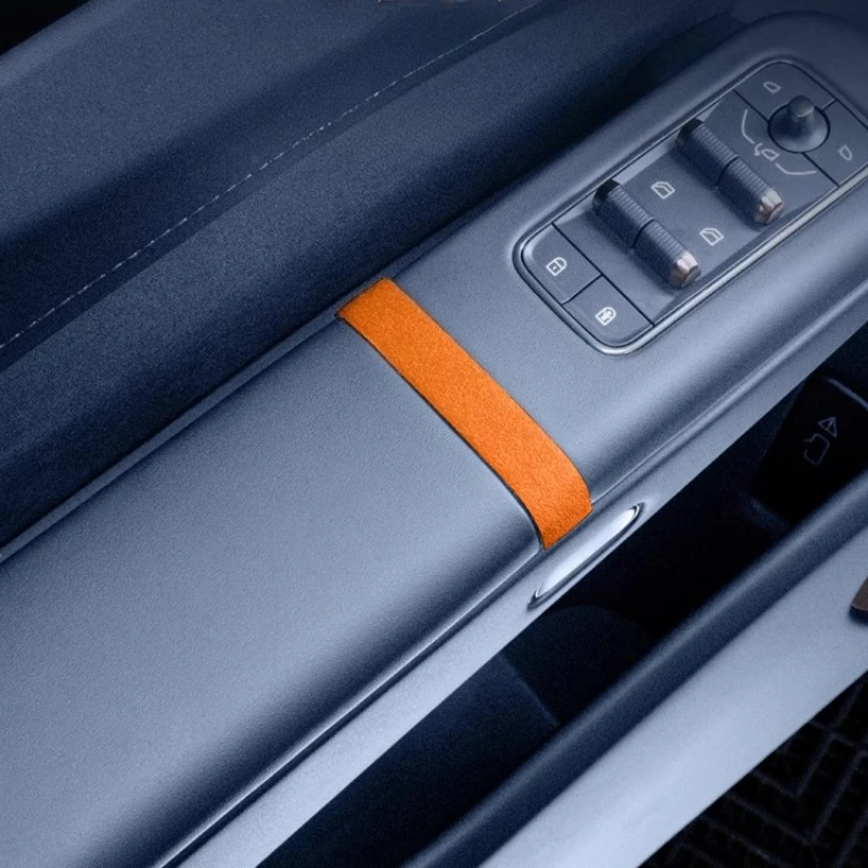 

For LYNK&CO 900 Car door Windows Control Panel button rear decorative strip sticker interior automotive accessories