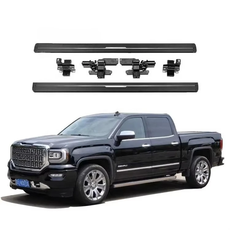 

Педаль из алюминиевого сплава, выдвижные боковые ступеньки, подножки для Sierra 2013-2023, автомобильные детали и аксессуары