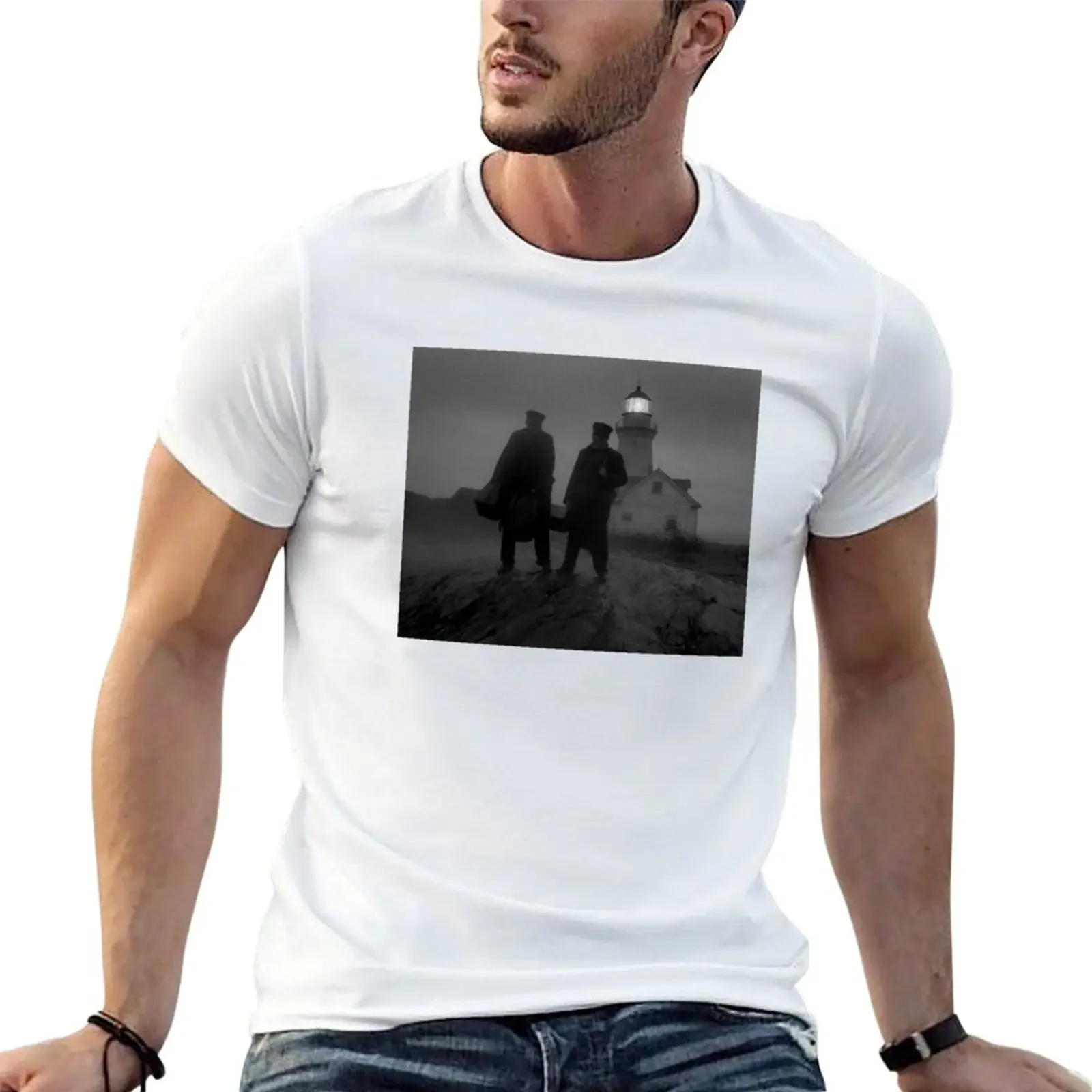 the lighthouse T-Shirt sublime man clothes oversized t shirt new edition luxury clothes men