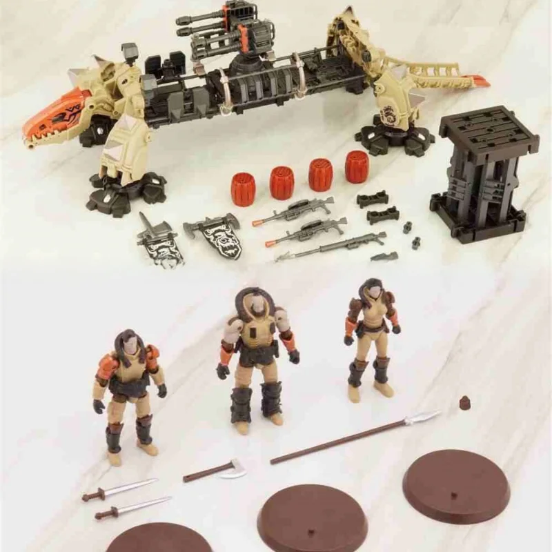 n Stock TA Fantasy Ancient War Chronicles 1/35 ARC34 Hot Sand Brigade Lizard Cannon Truck ARC35 Sand Sea Ranger Action Figure