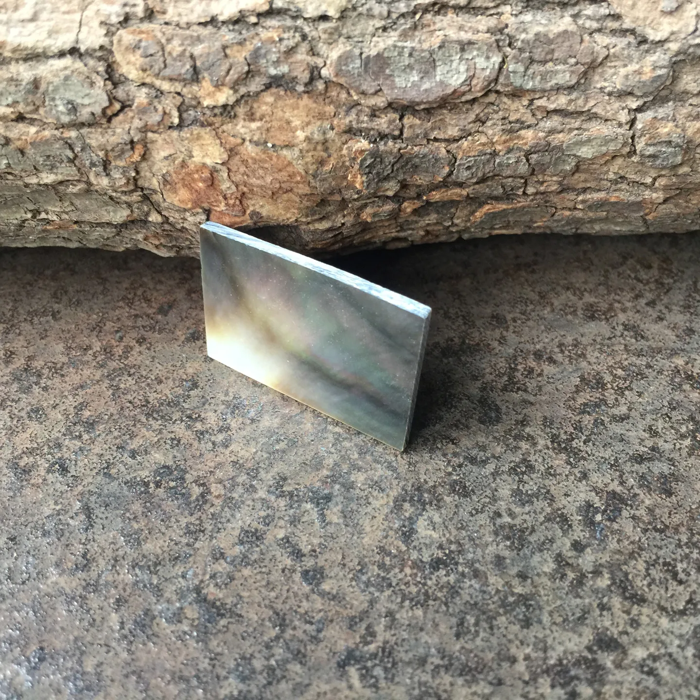 30x20mm Single Side Natural Black Mother-of-pearl Inlay Sheet Hand-carved and Embedded DIY Accessory Decorative Material