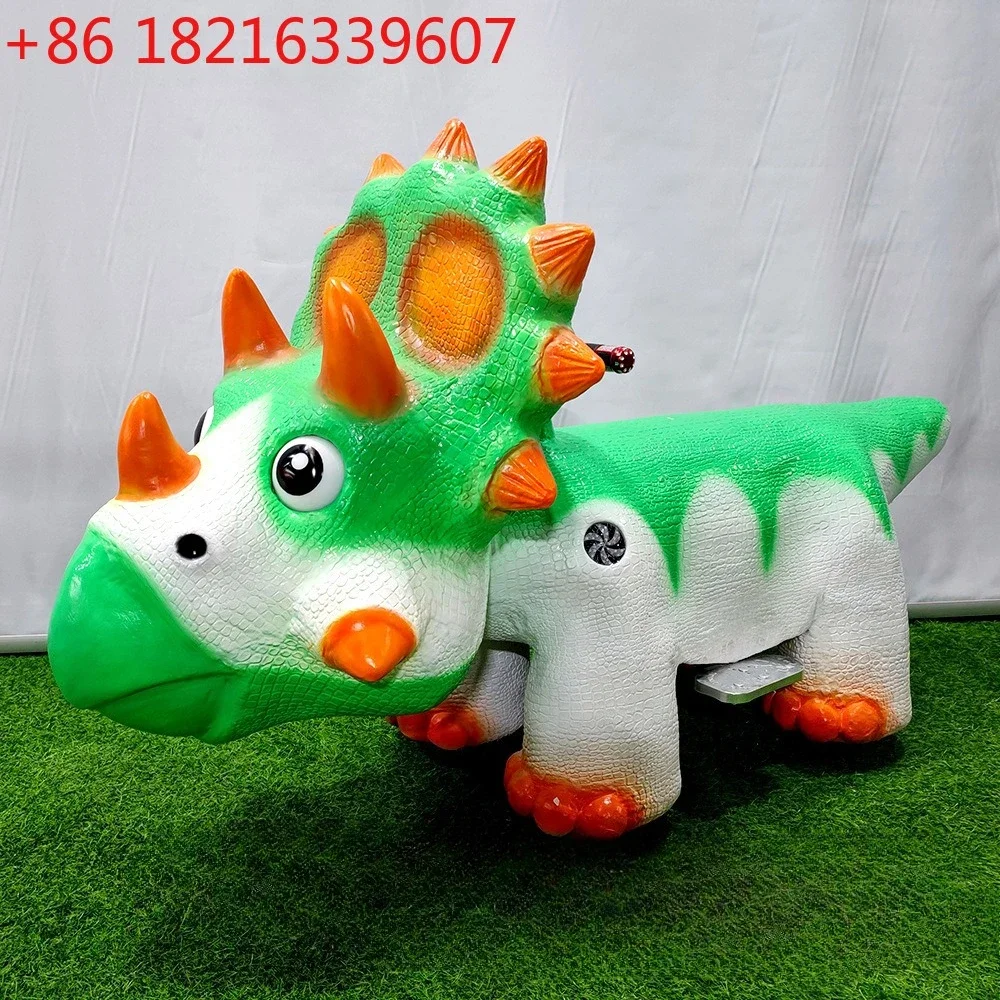 Dinosaur electric car, children's bicycle, square ride, shopping mall play equipment