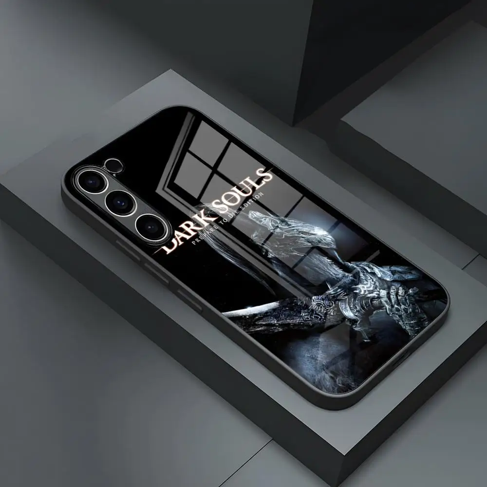 جراب هاتف لألعاب الفيديو D-Dark S-ssos ، غطاء زجاجي لـ S24 Ultra S23 Fe S22 S20 S21 Plus Galaxy A54 A34 A24 A53 Note 20 #4