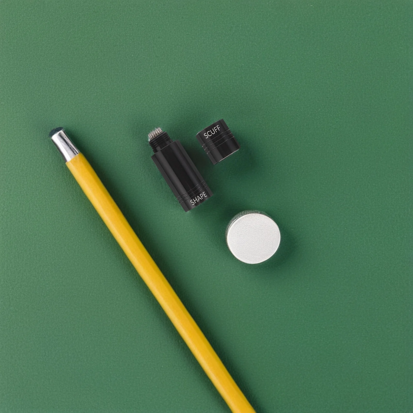 

3 in 1 Snooker Cue Tip Shaper Aluminum Pool Cue Tool for Tip Repair Maintenance and Reshaping Billiard Accessories