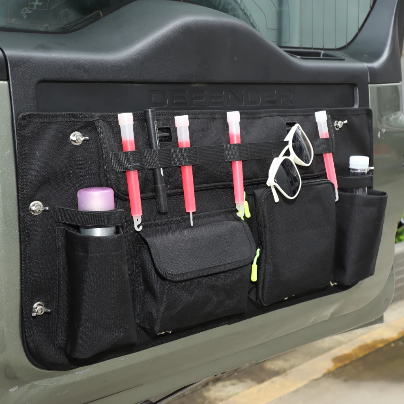 

Car Tailgate Multi Functional Tool Storage Bag Storage Bag Interior Car Accessories for Land Rover Defender 90 110 130 2020-2024