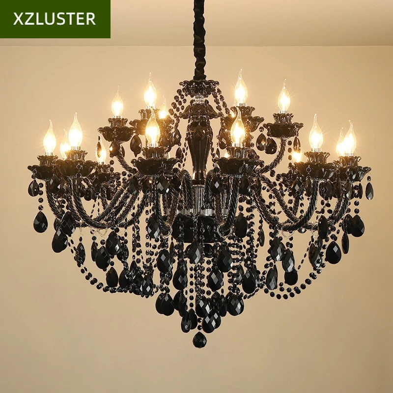 For Vintage Wooden Candlestick Chandelier Black Wood Hanging Chandeliers For Dining Room Kitchen Restaurants Bedroom Living