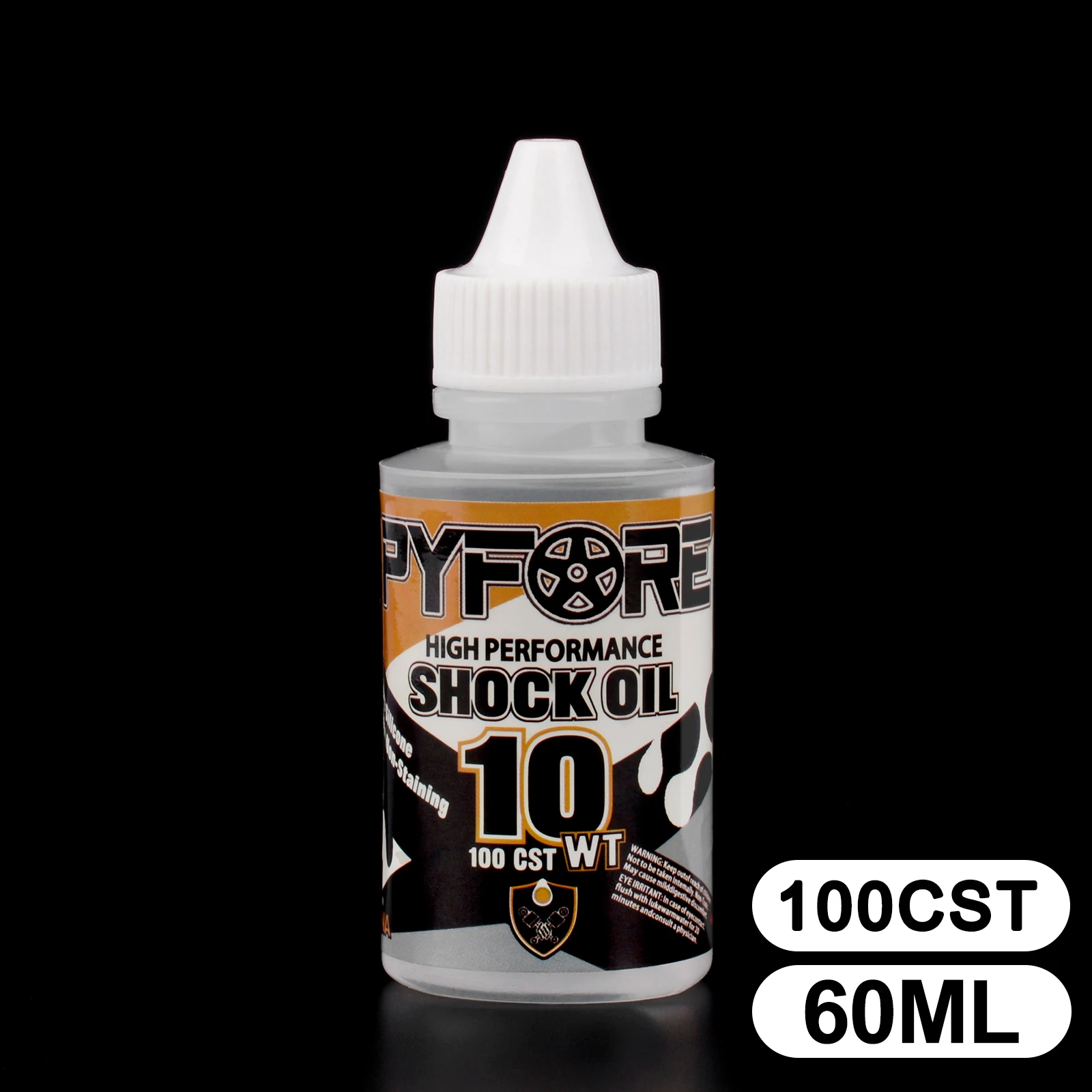 PYFORE Schokdemper Olie 60 ml 100CST 200CST 350CST 500CST 600CST 700CST 900CST 1000CST voor RC Model Auto Crawler Buggy Truck