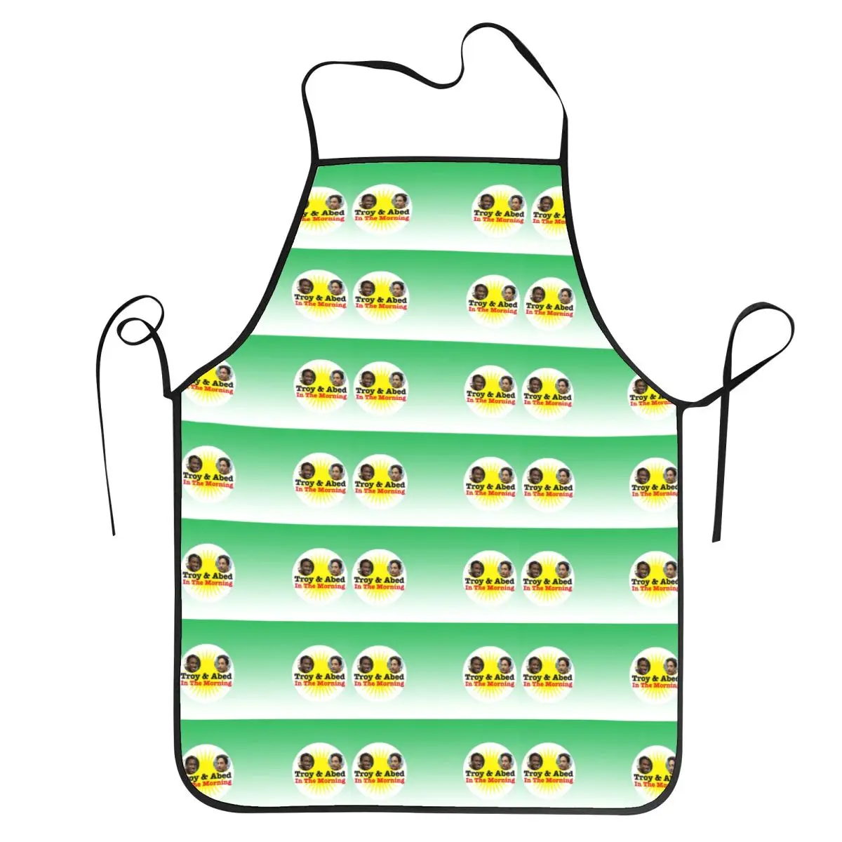 Troy And Abed In The Morning Aprons Chef Cuisine Tablier Sleeveless Bib Kitchen Cleaning Pinafore for Women Men Painting