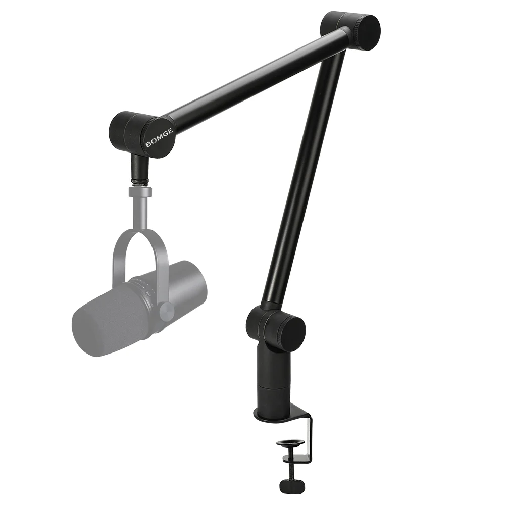 Metal Suspension Scissor Microphone Stand Adjustable Boom Arm Stands for Blue Yeti BM800 USB Condenser Mic With 1/4 Screw