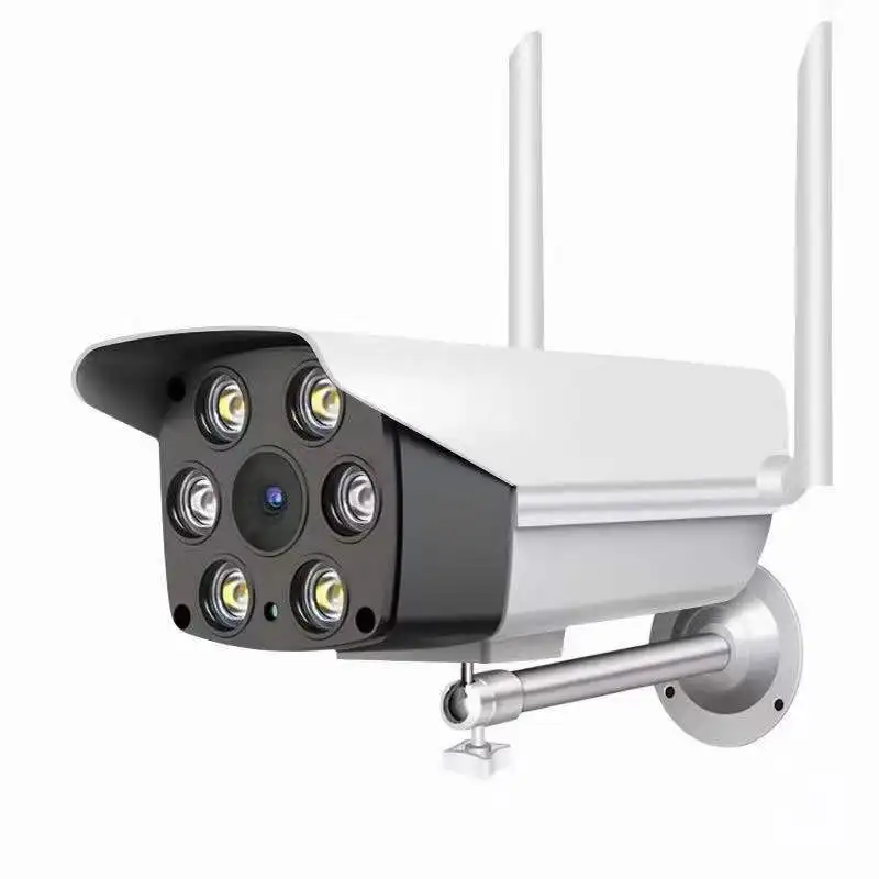 2MP 1080P V380pro APP Full Color Rain-proof IP Bullet Camera AI Humanoid Detection Home Security CCTV Baby Monitor