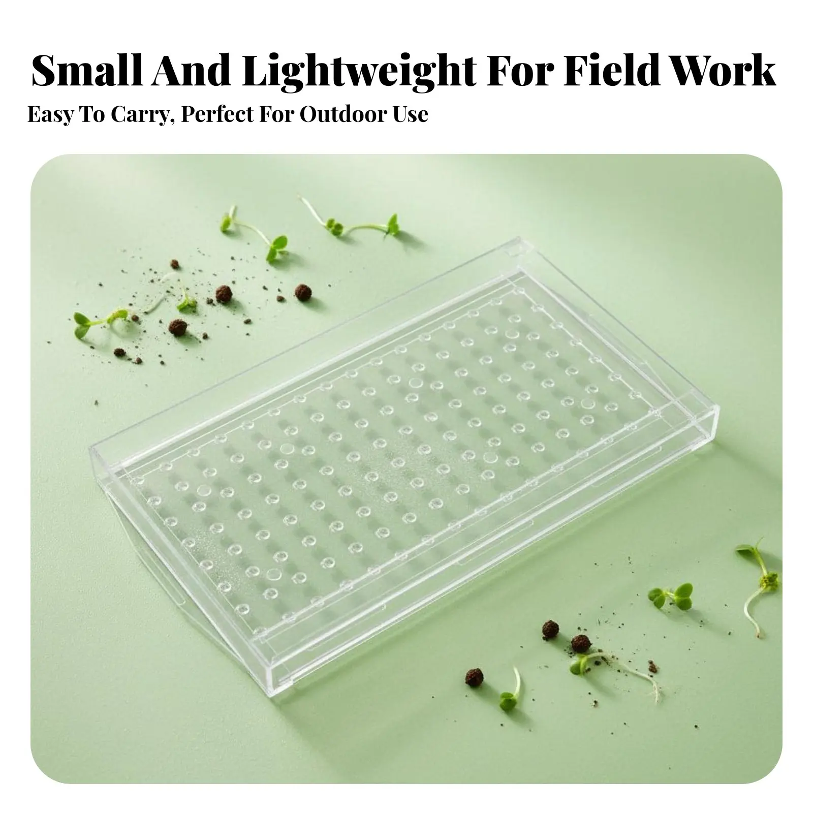 Planting Tray Seeder, Thickened Transparent Hole Tray, Multi-Spec Vegetable Sowing Tool for Cabbage, Celery, Pepper view 3