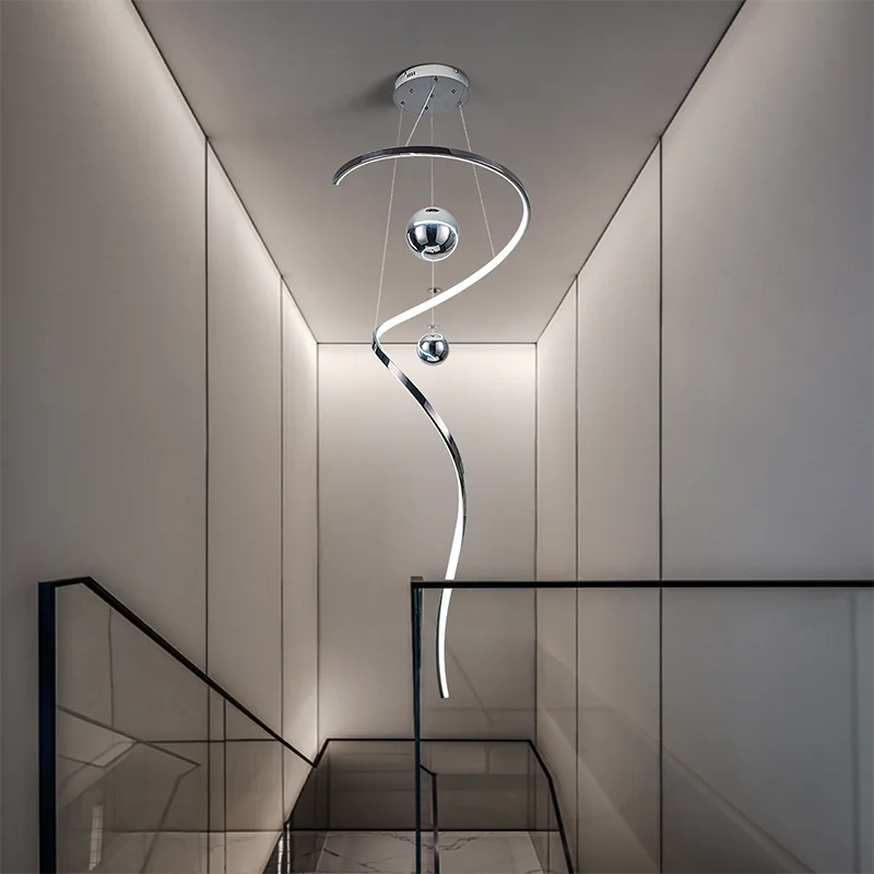 Home Decoration - Hall Chandelier - Staircase Chandelier - Indoor Lighting Fixtures - Ceiling Lights - Exquisite Indoor Lighting