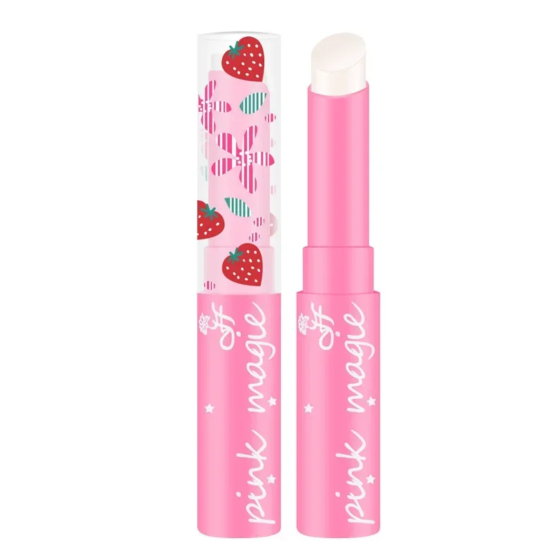 Strawberry Blam Temperature Change Lip Balm Vitality Color Lipstick  Lip Balm Change Lipstick Lip Care Beauty Makeup