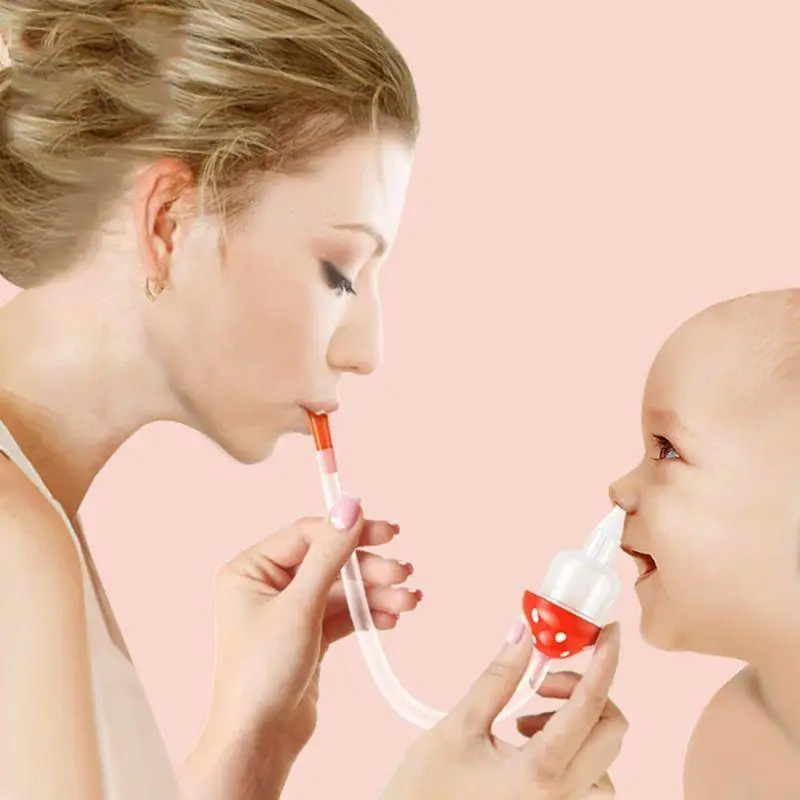 97BE طفل الأنف نظيفة شفط أنبوب الملقط فرشاة الرضع رعاية الطفل الأنف الشافطة #4