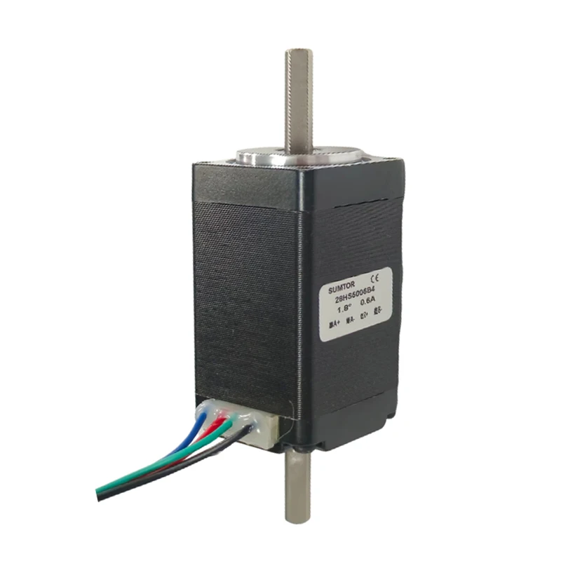 2 STKS Aanpasbare stappenmotor Dubbele as hybride Nema 11 stappenmotor voor automatisering