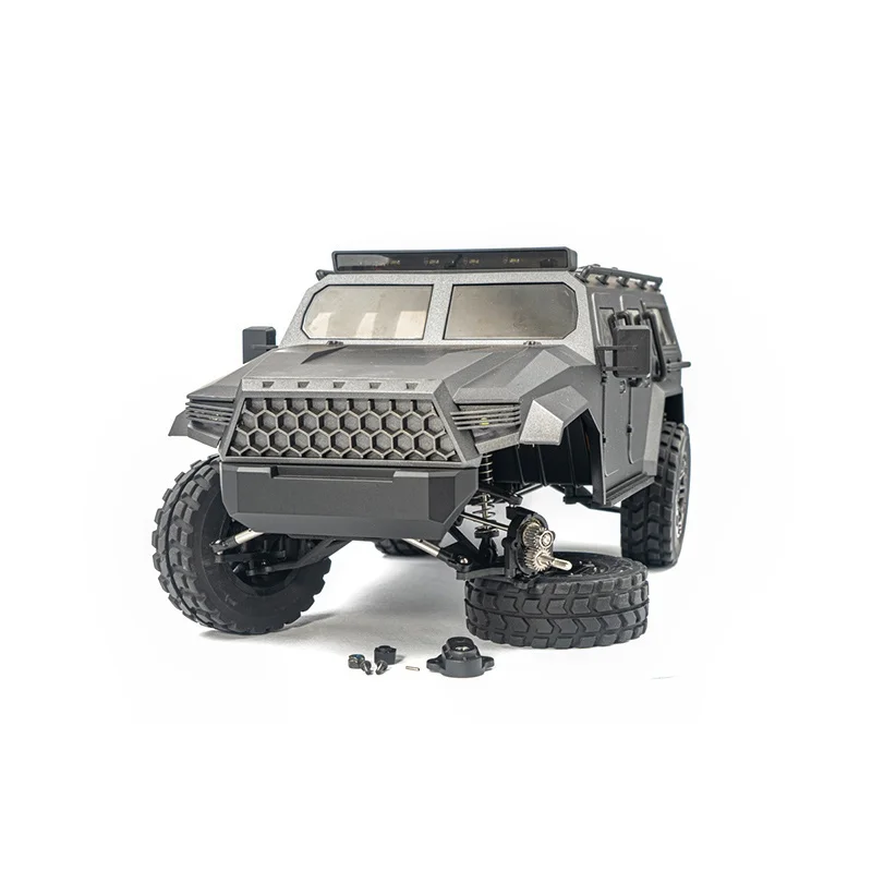 FrSKY 1/18 échelle télécommande tout-terrain ramper voiture électrique RC Non intégré corps Simulation militaire camion jouet