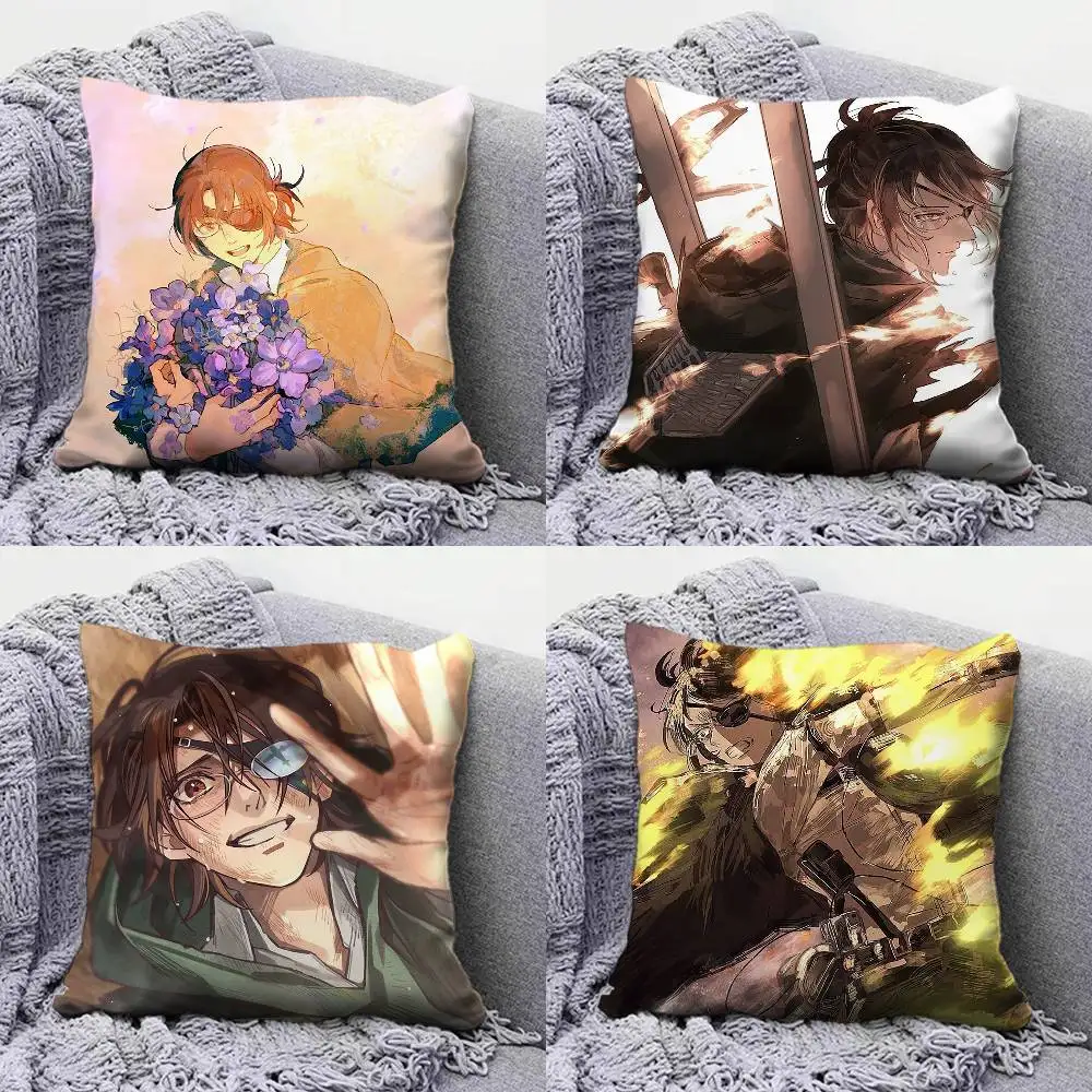 

Hange Zoe Attack on Titan Manga Home Sofa Cushion Covers and Aecorative Custom Pillow Covers