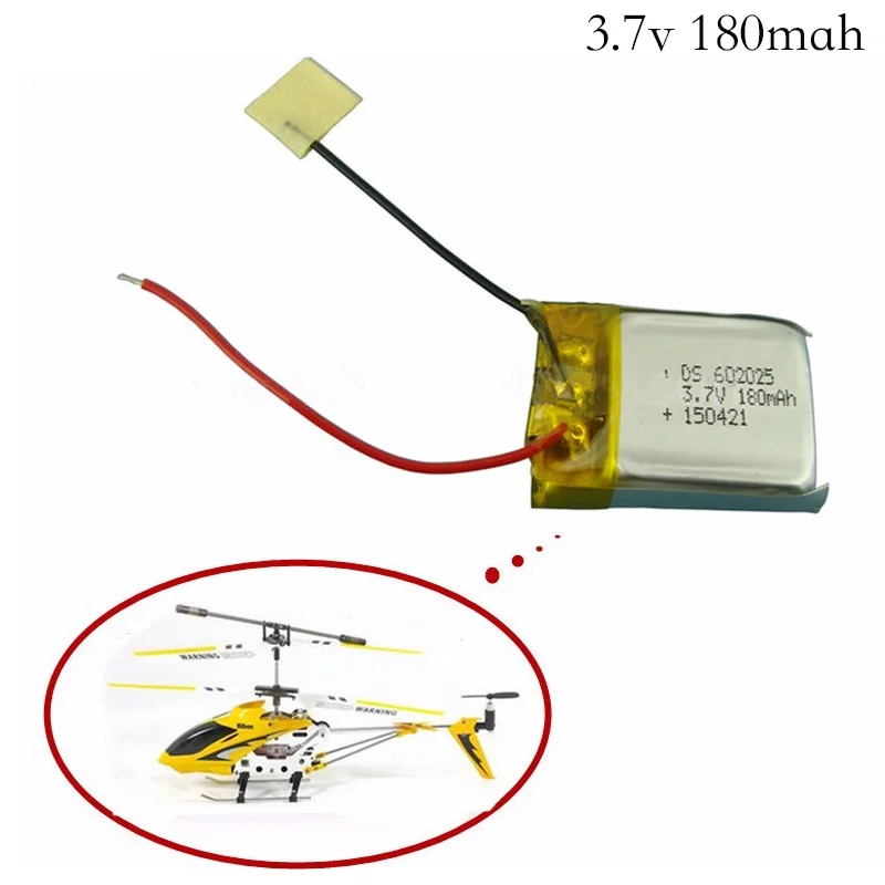 3.7V 180 mAh Lipo Batteria per Syma S107 S107G Skytech M3 m3 di Ricambio pezzi di Ricambio per Syma Skytech RC elicottero 3.7v 180 mah