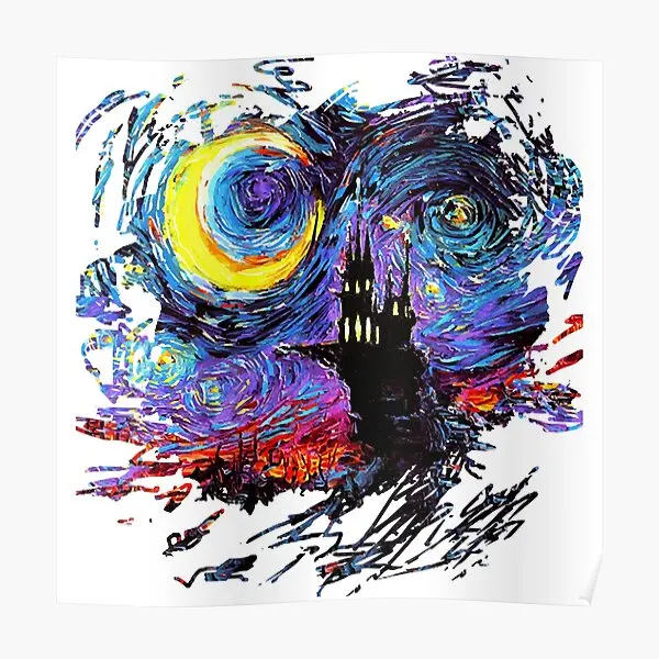 The Haunting Of Van Gogh T Shirt  Poster Art Home Vintage Print Wall Decoration Picture Mural Decor Painting Room Funny No Frame