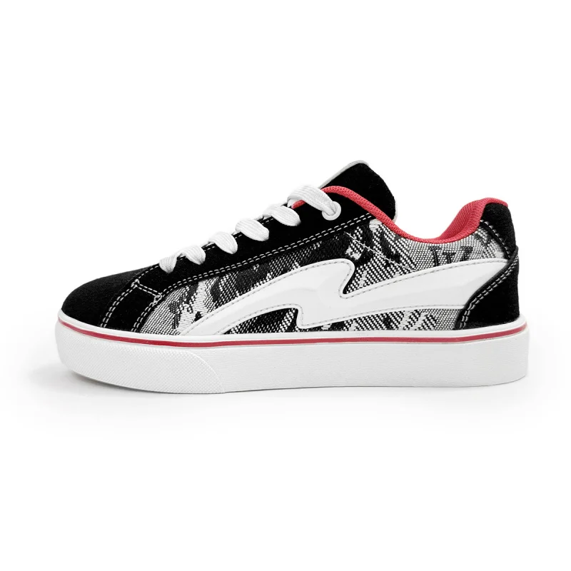 

High Quality New Chinese Style INS Lightning Bread Shoes Chic Campus Casual Skate Shoes Unique Design Couple Sports Sneakers