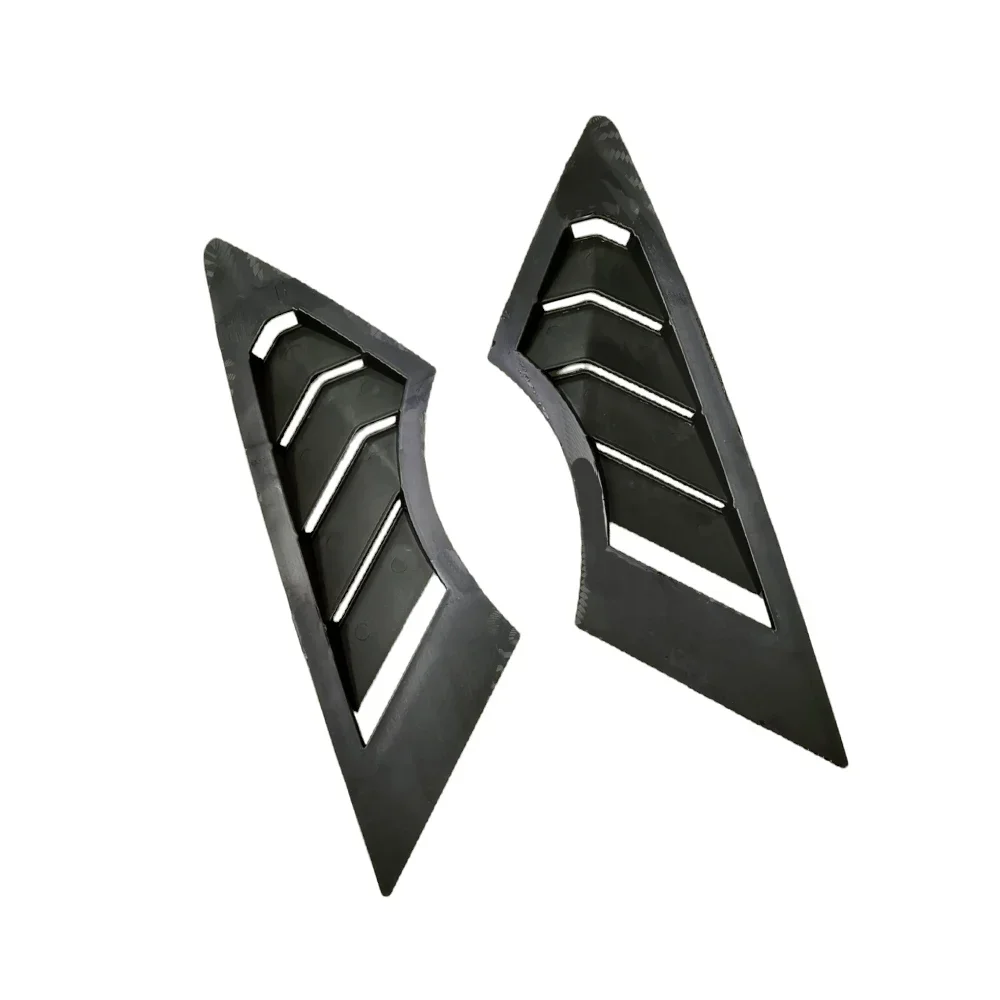 For KIA K3 Forte Cerato 2013-2018  Car Front Window Louver Shutter Cover Side Vent Trim Sticker Scoop ABS Exterior Accessories