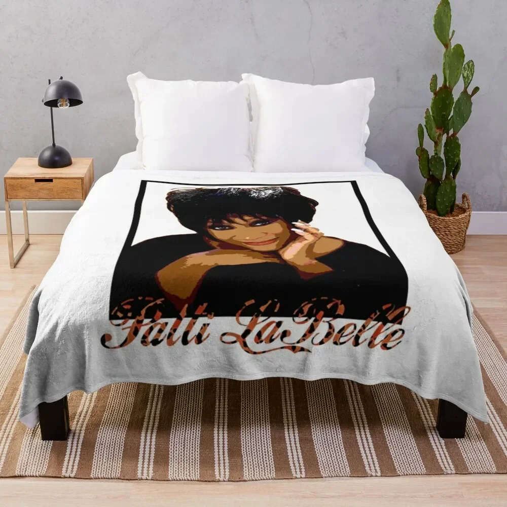 Patti LaBelle Throw Blanket Plaid Hair manga Soft Beds Blankets