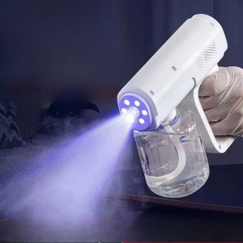 

Alcohol disinfection guns Spray gun Wireless nano blue light sprayer Household handheld electrics automatic airs