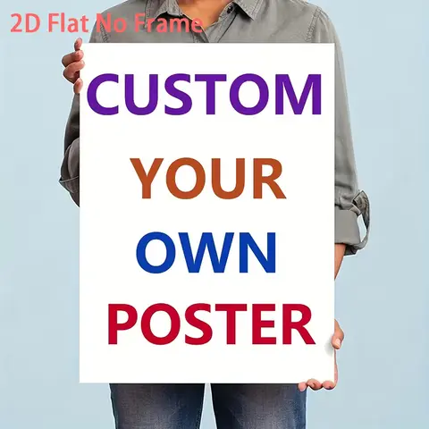 Custom Movie Posters DIY Custom Decorative Paintings Custom Photos Custom Family Photos/wedding Photos Canvas Wall Art Print