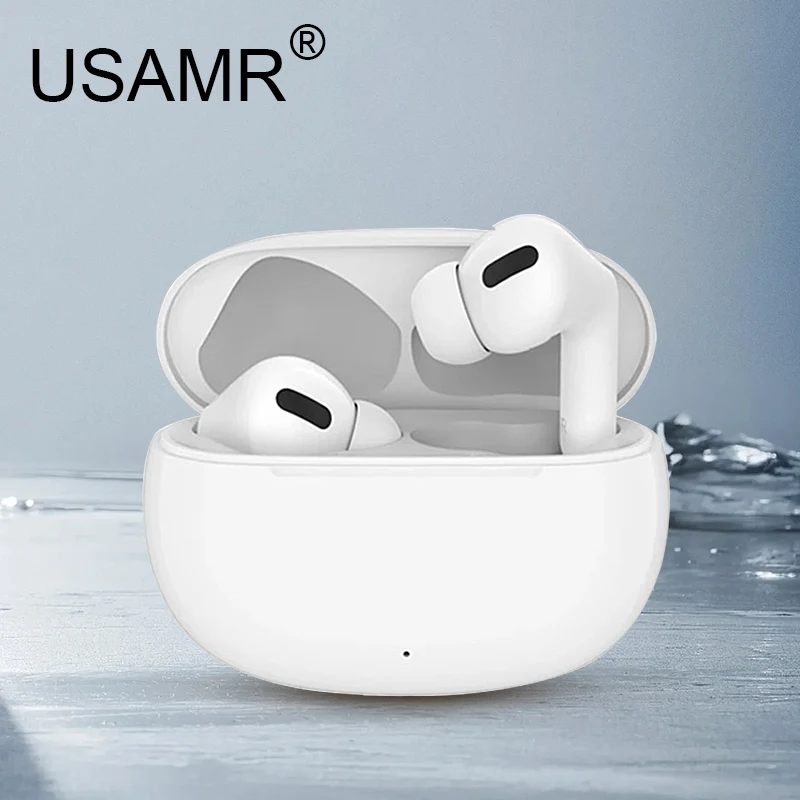 USAMR Airs Pro Bluetooth Earphones Wireless Headset With Siri Pop-up Window Wireless Charging Positioning For IOS Android