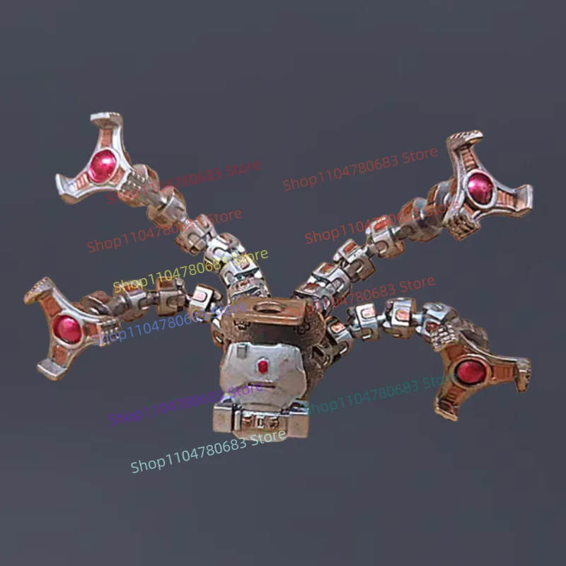 Blocos de construção mini figura ouro eletrônico bio mecânico cobra garra armadura montagem modelo anime dos desenhos animados acessórios brinquedo presente