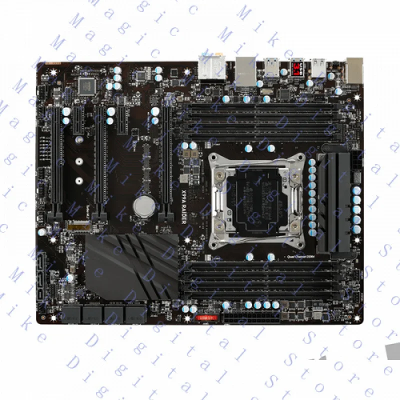 

UU 95NEW FOR MSI X99A RAIDER motherboard X99 LGA2011-V3 8*DDR4 128G ATX