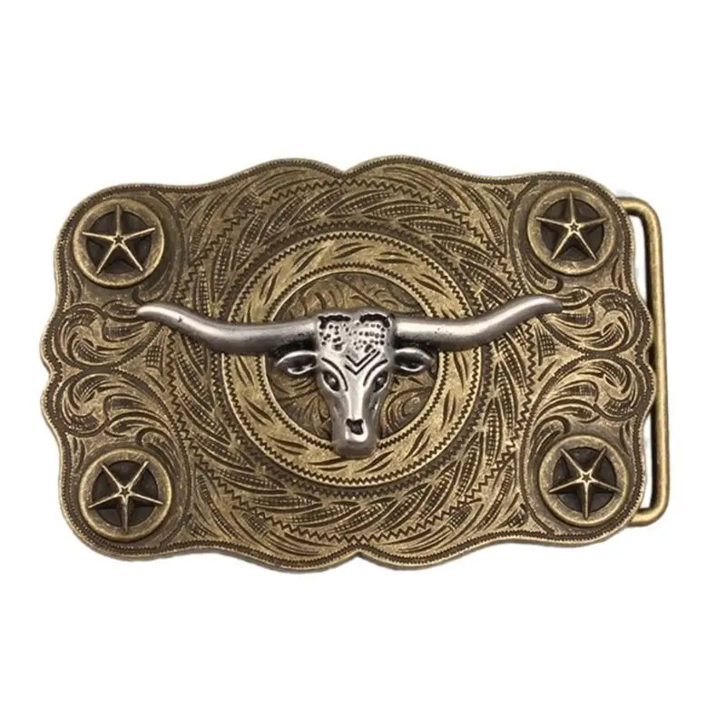 652F إبزيم حزام بانك للرجال والنساء إبزيم بديل كلاسيكي رائع (معدن)