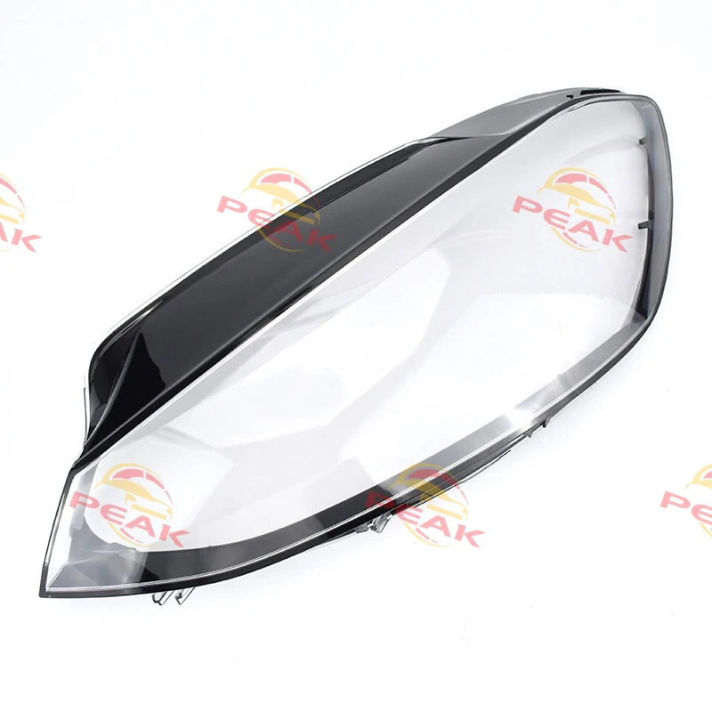 ل Volkswagen VW Golf 7.5 2018 2019 2020 سيارة عدسة المصباح الأمامي غطاء كشافات الظل رئيس مصباح المصباح غطاء المصباح اكسسوارات السيارات #6