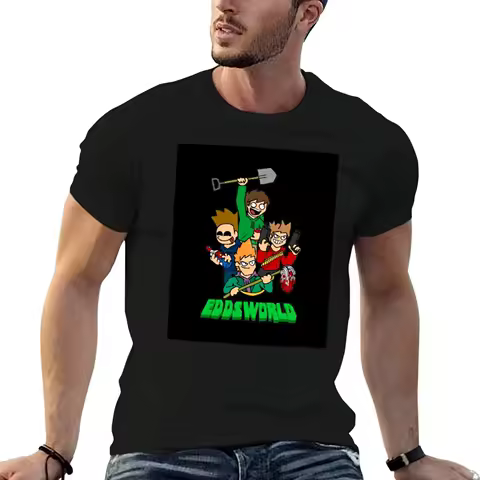 shirt shirts eddsworld funny t anime for t cotton 6 essential T-Shirt oversize shirts t man
