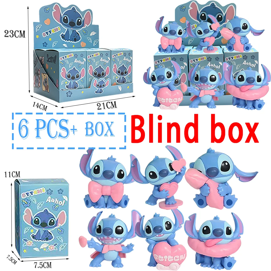 

Stitch Sweet Pink Series слепая коробка модная игрушка кукла для украшения подарок на день рождения экшн-игрушки фигурки подарки на Рождество/день рождения