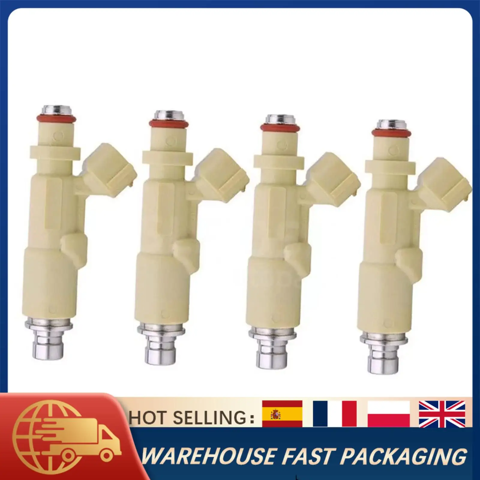 

4PCS Fuel Injectors 23209-74220 23250-74220 For Toyota Altezza Gita SXE10 3SGE 2.0L 1998-2005 Nozzle Injector Kit Engine Parts