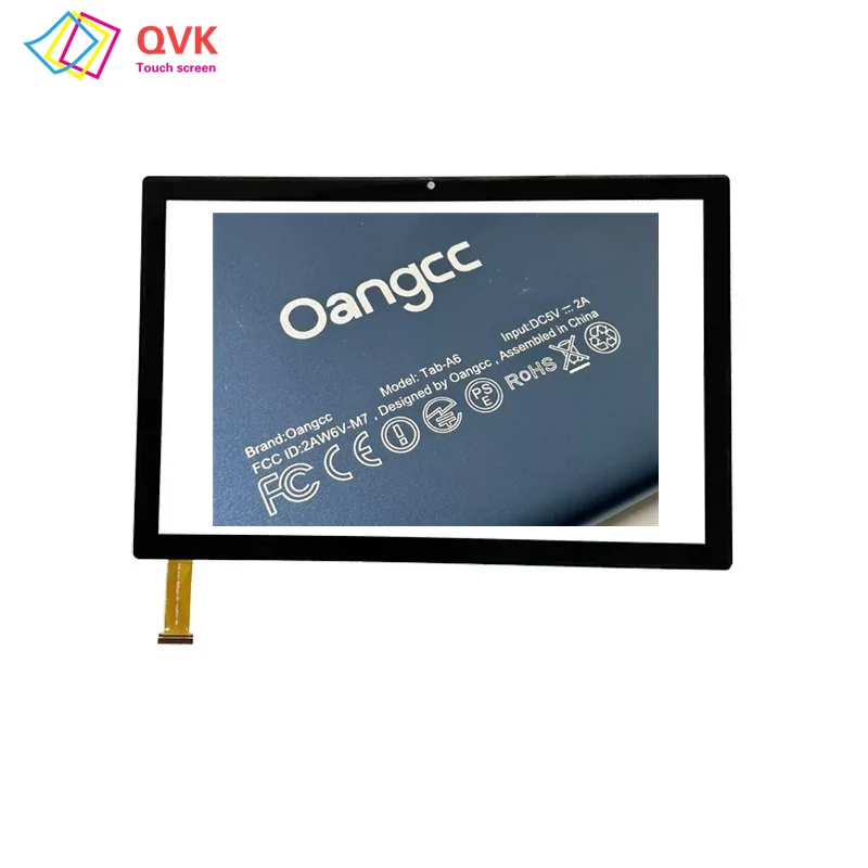 10.1 inch Black New For Oangcc tab A6 Tablet Capacitive Touch Screen Digitizer Sensor External Glass Panel For Oangcc A6