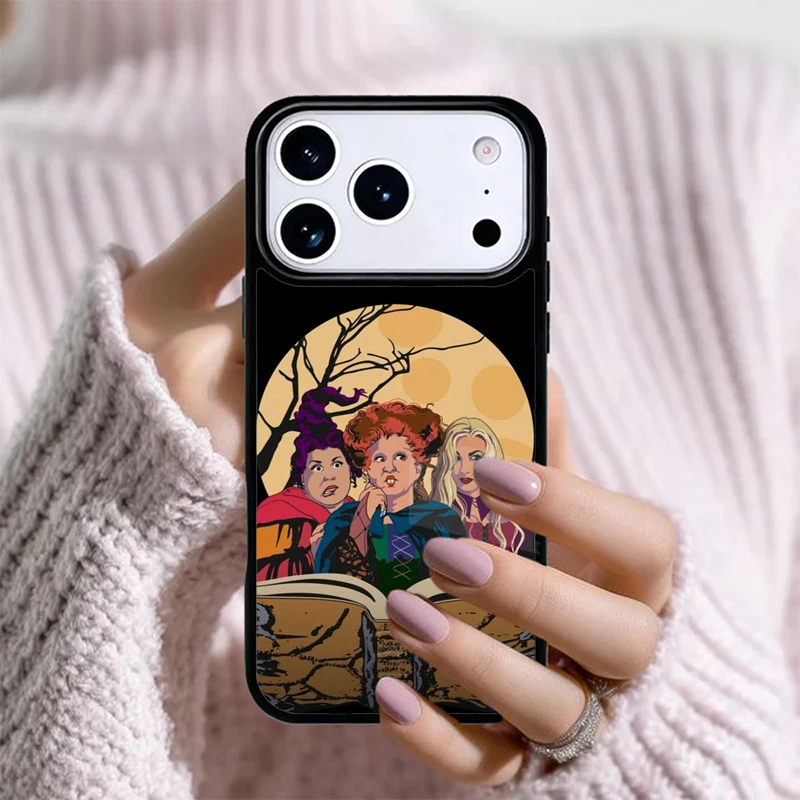 

Hocus Pocus Phone Case For iPhone 17 16 Pro Max 15 14 Pro 11 12 13 XR XS 6 7 8 Plus Shockproof Silicone Cover