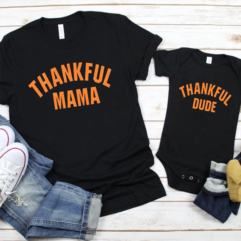 

Thanksgiving Shirt Mom Matching Mommy and Me Outfits Family Thanksgiving Shirts Halloween Big Sister Top Fall Shirts