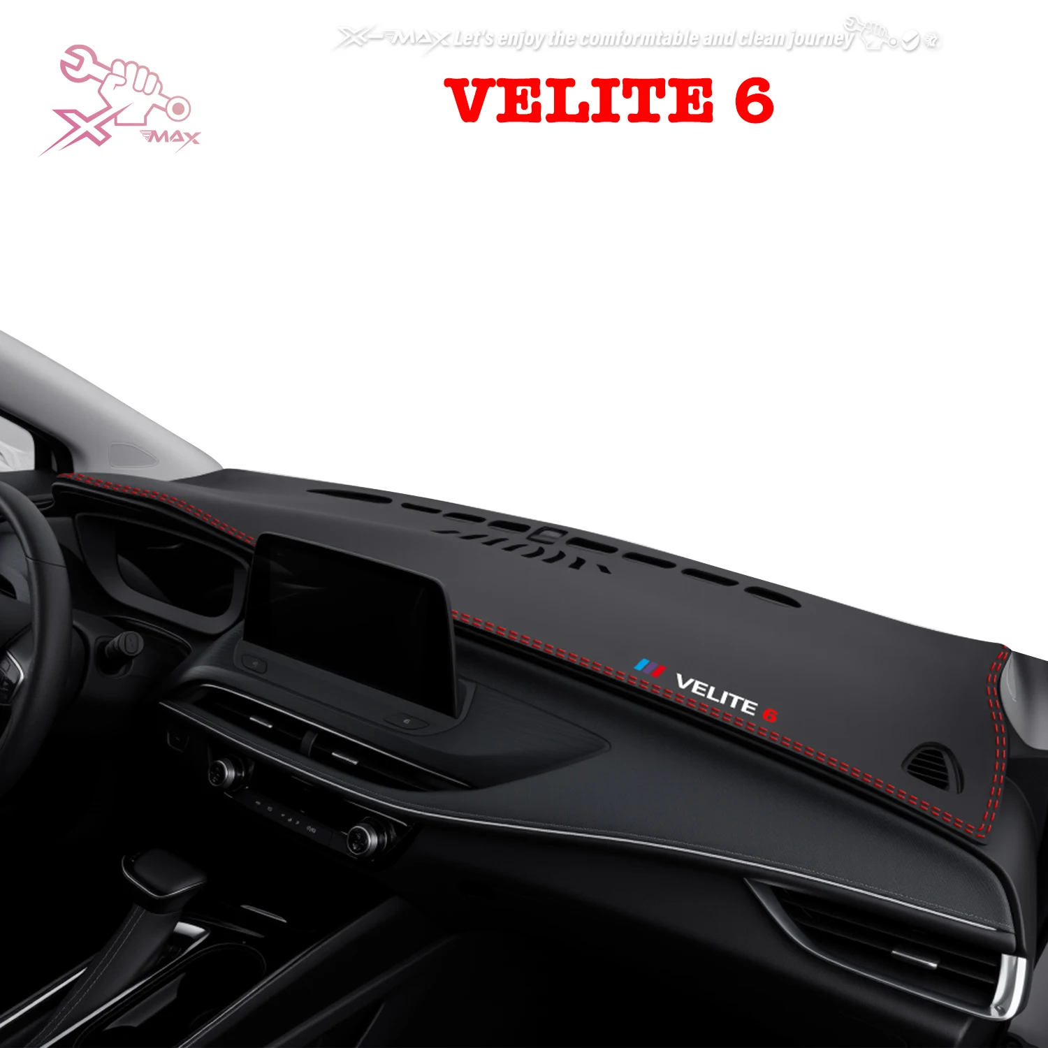 

Коврик для приборной панели автомобиля с левым рулем для Buick VELITE 6 2019-2025, светоблокирующая подставка, коврик для центральной консоли, защита от солнца