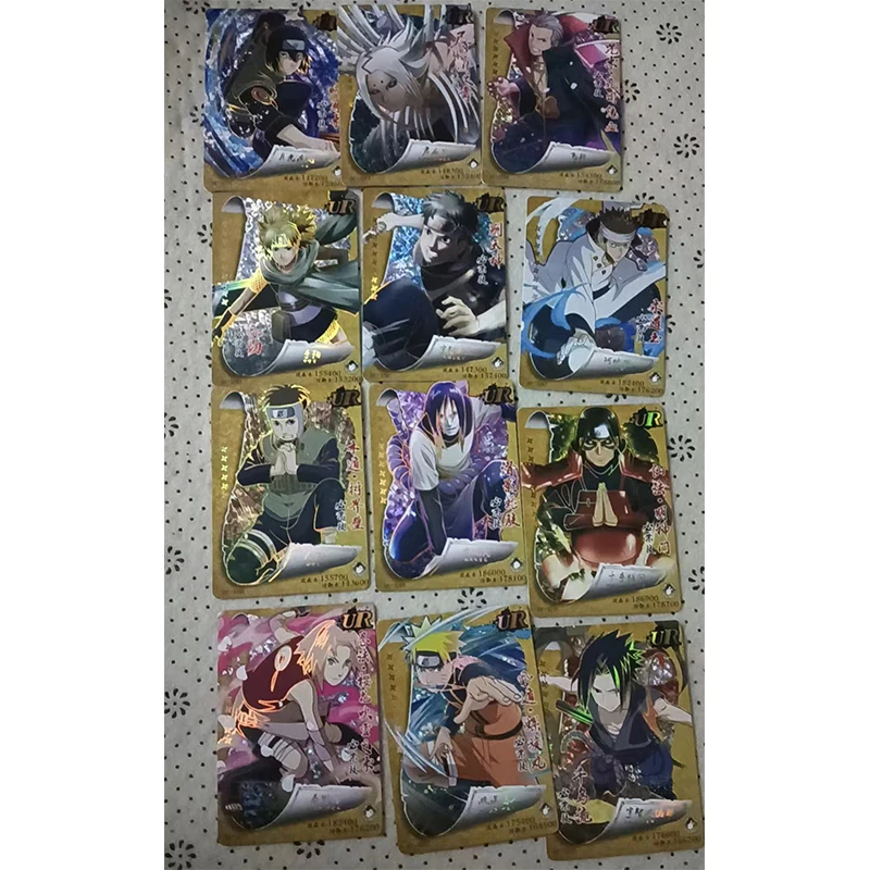 Anime NARUTO Rare CP Reflections Flash Cards Uchiha Itachi Hyuga Hinata Pain Toys for boys Collectible Cards Birthday Gifts