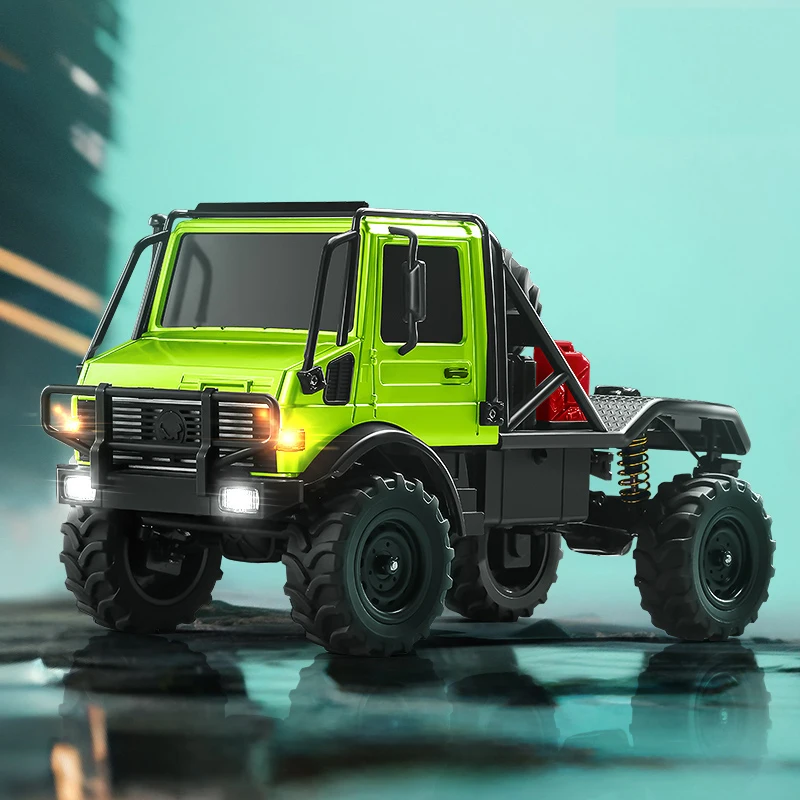 MN333 RC Car Unimog U4000 2.4GHz 1:18 4WD Full Proportional Throttle Steering Off-Road Vehicle Toy Gift Boy