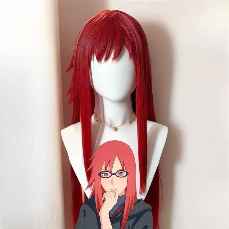 

HOKAGE NINJA Uzumaki Karin, парик для косплея, синтетический длинный прямой парик, аниме Coser, термостойкое волокно, парик высокого качества, Хэллоуин